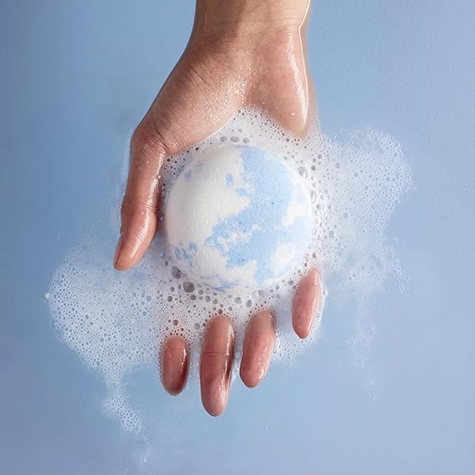Sprig by Kohler Eucalyptus + Mint Bath Bomb, Natural Botanicals & Premium Skincare Ingredients (Shea Butter, Coconut Oil, & Kaolin Clay) to Cool and Refresh - Breathe (Pack of 2)