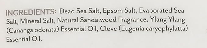 Soothing Touch Deep Sleep Bath Salts Balancing Soak Clove Sandalwood & Ylang, 32 Oz