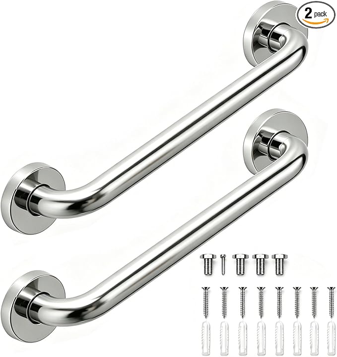 2-Pack 16-Inch Shower Grab Bars, SUS304 Safety Handles