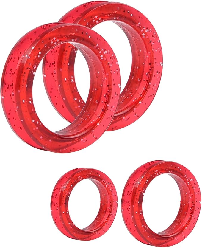6 Pcs Soft Silicone Scissors Finger Rings - Pet Grooming Shear Ring Finger Insert - Accessories for Barber - Dog Hair Cutting Scissor- Thumb Insert