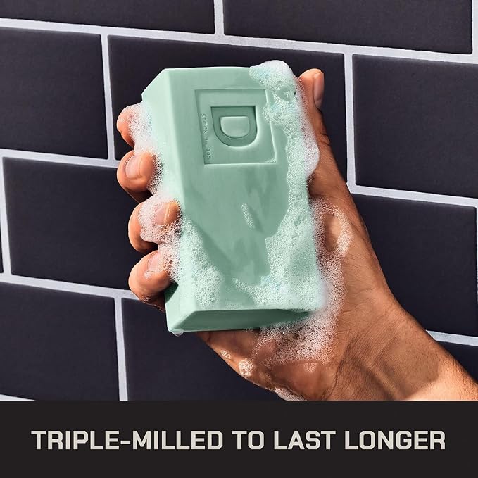 Duke Cannon Supply Co. Seawolf Big Brick of Soap for Men - 10 oz - Coastal Air + Citrus Scent - Triple-Milled Men's Bar Soap - Deep-Cleansing Bath Bar