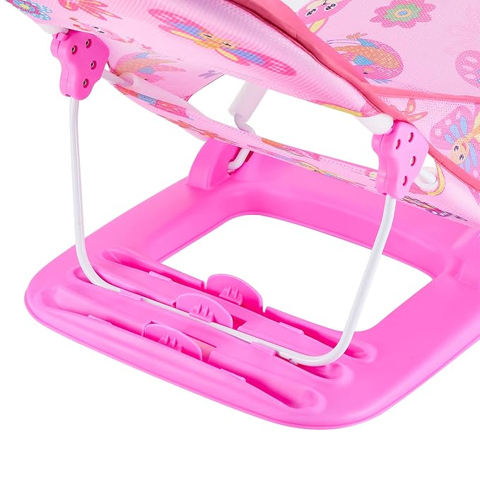 Baby Bath Seat 3 -in- 1 Foldable Sitting or Lying Baby Bath Support Anti-Slip with Adjustable 3 Reclining Positions Bath Lounger for Newborn Use in the Bathtub or Sink (Rose Red, 60cm*33cm*35cm)