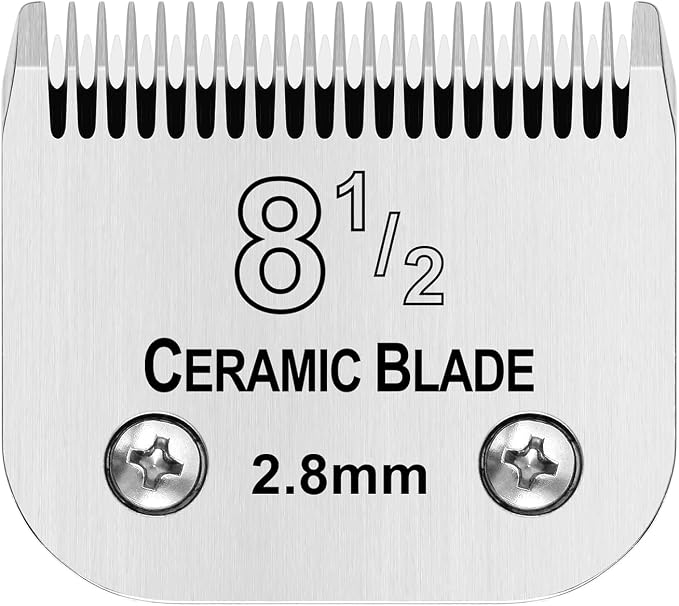 8 1/2 Dog Grooming Ceramic Blade,Compatible with Andis ,Oster A5,Wahl KM10 | Cut Length 7/64"(2.8mm)
