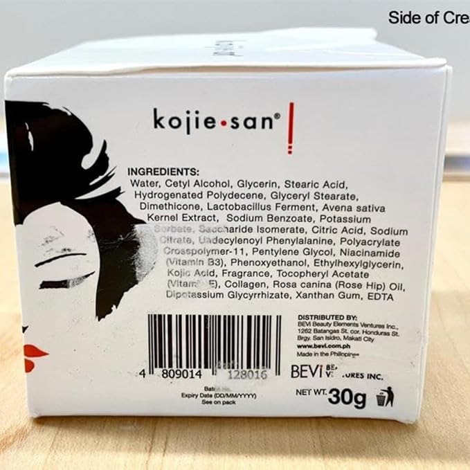 Kojie San Skin and Body Soap 2 Piece Set – Original Kojic Acid, Dark Spot Remover Soap Bar with Coconut & Tea Tree Oil – 65g x 2 Bars & 30g Face Cream