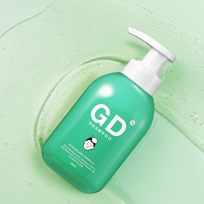 TS GD Teen Shampoo for Itchy, Flaky, Dry, Sensitive Scalp, Sulfate and Silicone Free Gentle Scalp Cleanser for Build Up and Odor Care, Korean Hair Care 14.01 fl oz, 400ml