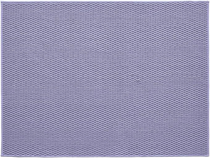 TYUU Bathroom Runner Rugs, Long Bath Mat Runner Washable Thin Quick Dry Low Pile Bathroom Runner Rugs Non Slip, Lavender 24"x70"