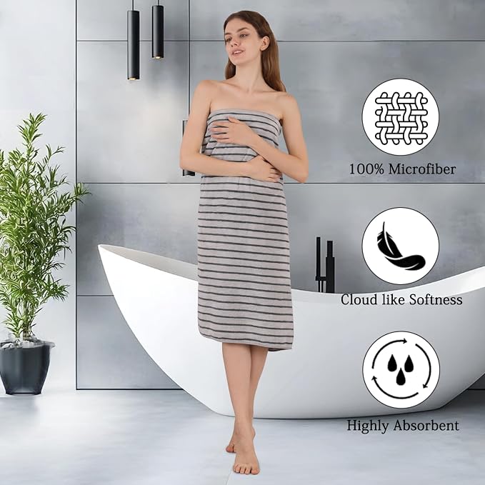 Mistyrose Bath Towels,4 Pack Dark Grey 35"x70" Large Bath Towel Microfiber Absorbent XL Bath Sheets Super Soft Towels for Bathroom Quick Dry Oversized Shower Towels for Family Hotel Spa Gym