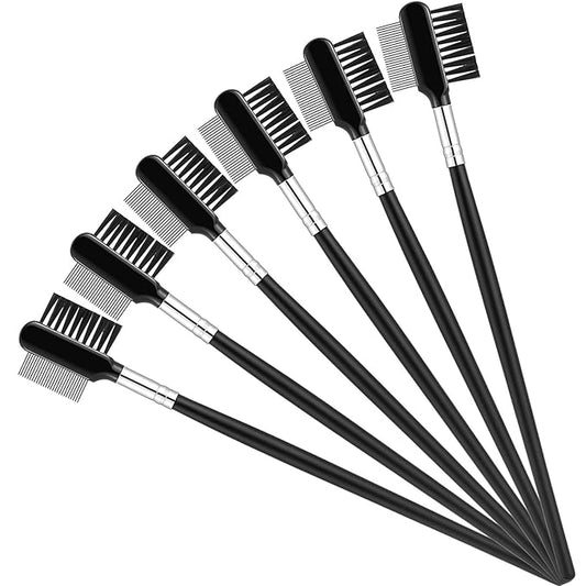Mudder 6 Pieces Dog Grooming Comb - Double-Sided, Multipurpose Tool for Removing Tear Stains, Crust, Mucus, and Fleas from Small Pets Like Cats and Puppies