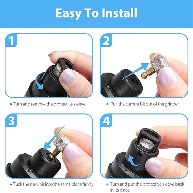 Silent Groom Pro Nail Grinder with 3-Level Battery Indicator – Ultra-Quiet (<40dB) Electric Pet Nail Trimmer for Small & Large Dogs | 2-Speed (6050-7700RPM) & Quick Sensor |USB Rechargeable