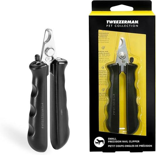 Tweezerman Small Nail Clippers for Pets, Manual Professional Nail Trimmer