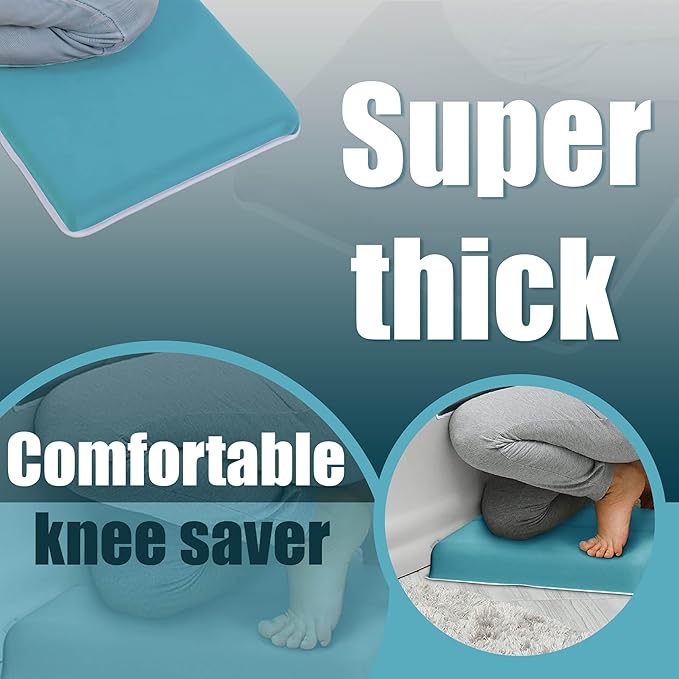 Supa Ant Bath Kneeler – 8 Suction Cups & 1.5" Thick Padding. Award Winning Baby Bath Kneeler and Elbow Rest Pad Set with 5 Bath Toy Organizer Pockets. Non Slip Fast Drying Baby Bath Essentials Blue
