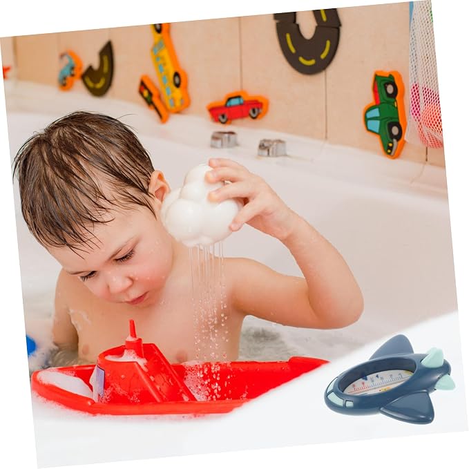Toddmomy Bath Thermometer Accurate Tub Temperature Gauge for Newborns Toddlers Easy Read Display Bath Temperature Toy Monitor Decorative Thermometer