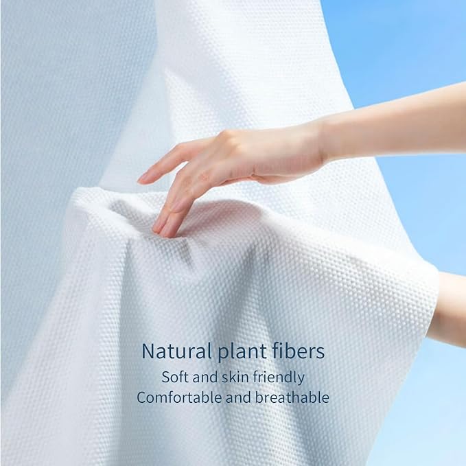 4 Pack Disposable Bath Towels 55''X27.5'’ Durable Portable Camping Towels | Large and thick individually vacuum packed for travel hotel business trip swimming pet towels sauna spa hot spring water play