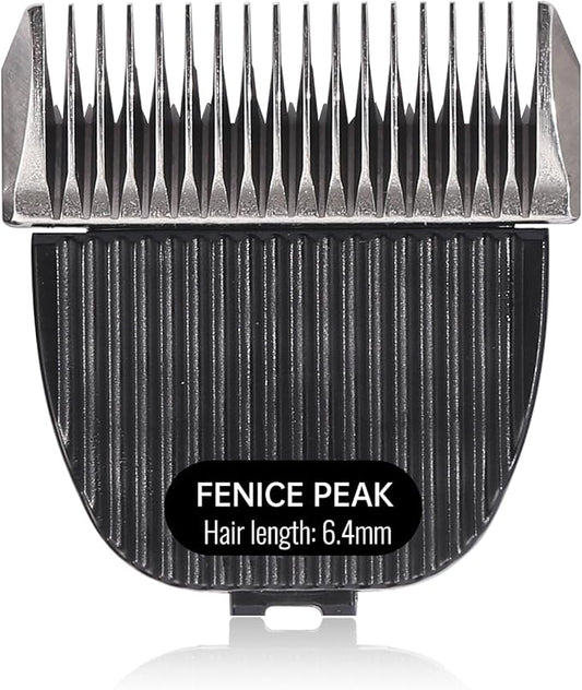 5FC Low Noise Pet Dog Grooming Clippers Replacement Blade Ceramic Edge Detachable Steel Pet Clipper Blade with Cutting Length of 6.4mm 1/4'' (1 Count)