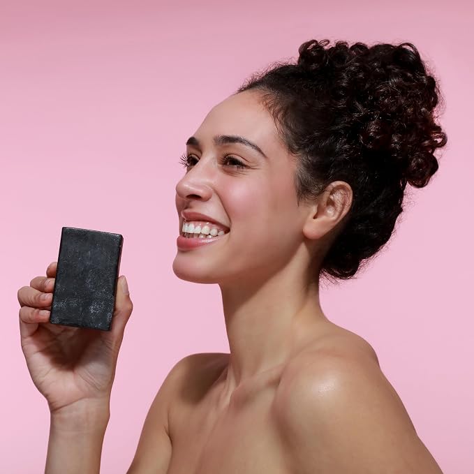 Dr. Natural Black Bar Soap - Gentle Moisturizing Soap Bar - Anti Acne and Blemishes - Moisturizing, Pore Cleanser - Natural African Body Wash - 2 pcs
