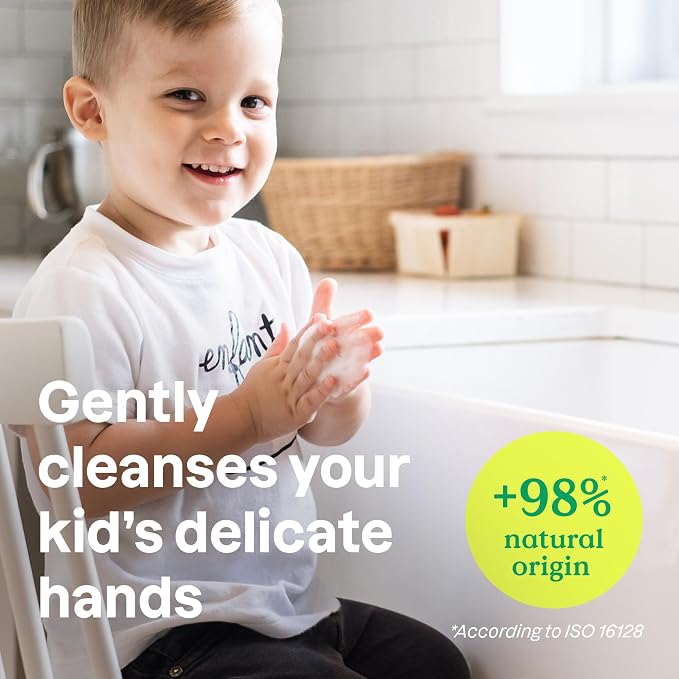 ATTITUDE Foaming Hand Soap for Kids, EWG Verified, Dermatologically Tested, Plant- and Mineral-Based Ingredients, Vegan, Vanilla & Pear, 10 Fl Oz (Pack of 3)