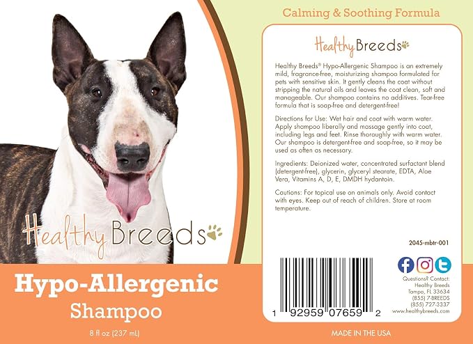 Healthy Breeds Miniature Bull Terrier Hypo-Allergenic Shampoo 8 oz