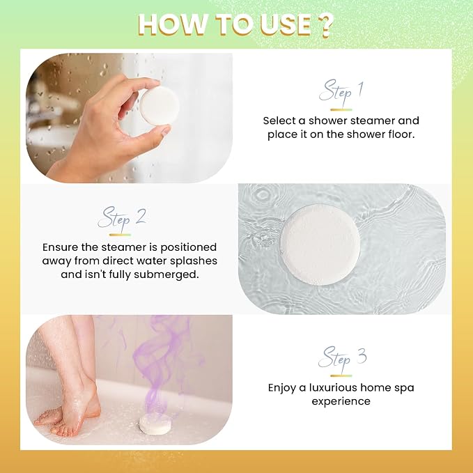 BodyRefresh Shower Steamers Aromatherapy 8 Pack - Shower Bombs for Stress Relief, Home Spa Self Care Relaxation, Spa Gifts for Women Mom Wife Sister Girlfriend