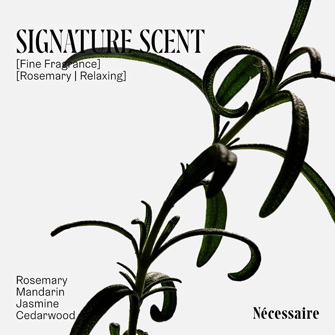 Nécessaire Rosemary Shampoo | Multi-Protein Strengthening Cleanse For Thinning Hair. For Women + Men. Good For All Hair Types/Textures. Free Of Sulfates. Color-Safe. 250 ml / 8.4 oz