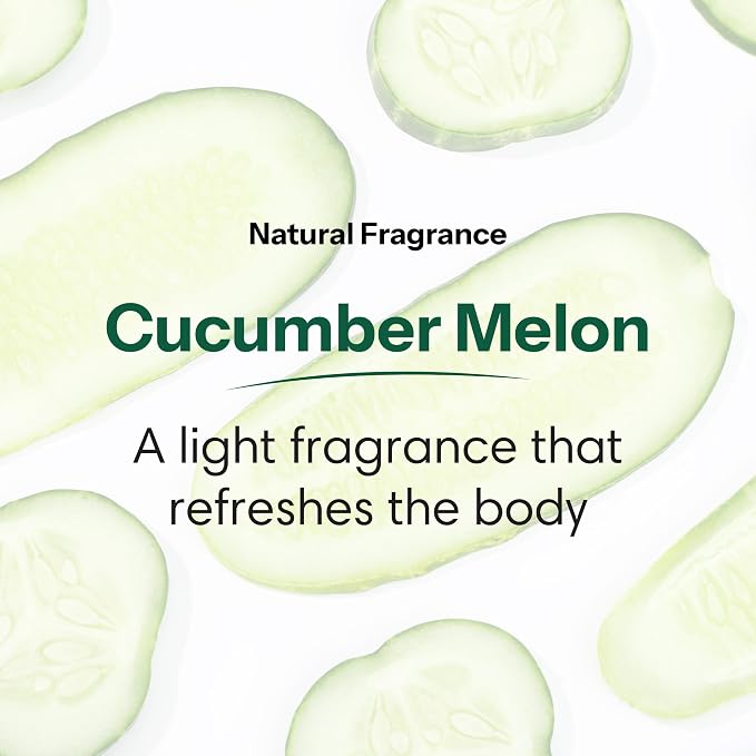 ShiKai Daily Moisturizing Shower Gel (Cucumber Melon, 1 Gallon) | Gentle Formula | with Aloe Vera & Oatmeal for Soft, Healthy Skin | Dry Skin Relief