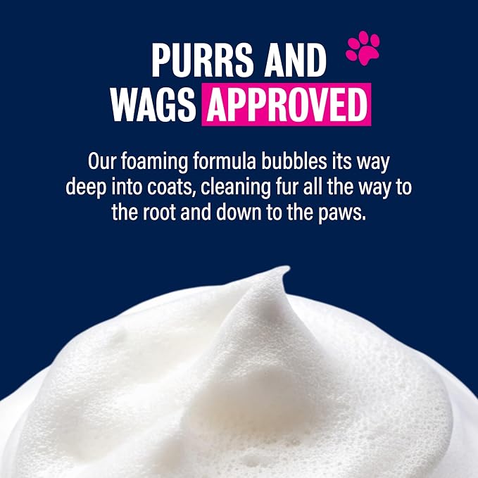 Pants & Wags by Rebel Green Bubbles & Suds Waterless Foam Pet Wash - Hypoallergenic No Rinse Dog Shampoo - Orange Blossom & Chamomile - No Dyes or Perfumes - 8 fl oz - 2-Pack