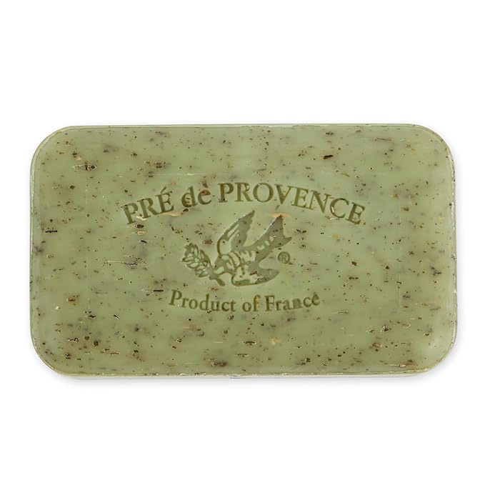 Pre de Provence Artisanal Soap Bar, Natural French Skincare, Enriched with Organic Shea Butter, Quad Milled for Rich, Smooth & Moisturizing Lather, Sage, 5.3 Ounce