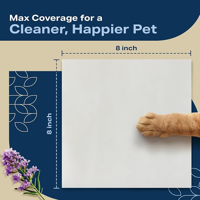 REFRESHIFY Dog Wipes for Paws and Butt - Plant Based Lavender Scented (Pack of 400) - Pet Wipes for Dogs and Cats - Deodorizing Non Toxic Dog Wipes, +12 Additional Travel Wipes