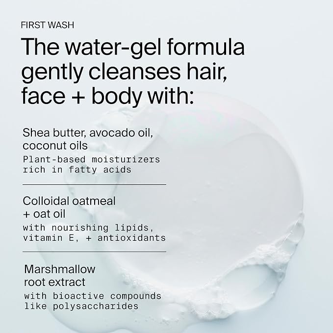 Coterie Baby Bath Skincare Essentials Set | 16.2 oz Shampoo + Body Wash, 16.2 oz Face + Body Lotion | Fragrance Free, Hypoallergenic, pH Balanced, Safe for Newborns & Sensitive Skin