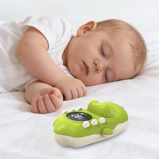 Bathtub Temperature Gauge Kids | Crocodile Water-Spraying Tub LED Display Measure Toy,Bath Temperature Gauge | for Nursery Home Pool Spa Hotel Swimming