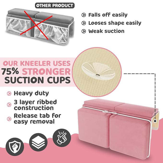 Bath Kneeler & Elbow Kneeling Rest Pad Set for Baby Washing Baths Gift Set | Includes Sponges Duckies Cloths & More! Perfect Set for Bath Time - Baby Shower and Birthday Gifts Necessity & Essentials