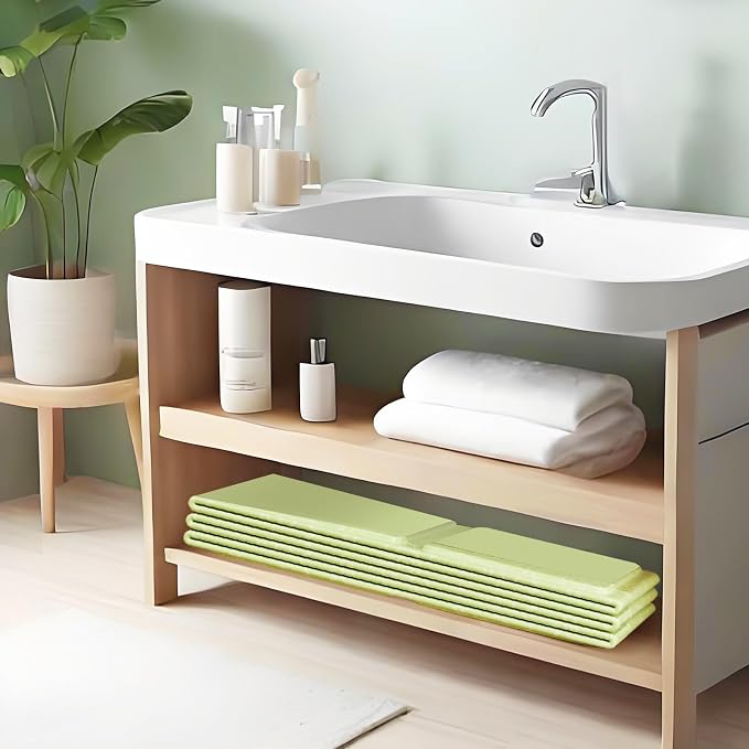 Toddler Bath Tub for Shower, Portable Baby Bathtub, Foldable Kids Bathtub – Portable, Travel & Shower Ready, Easy to Clean, Sturdy & Thick, Fits Ages 1-3, Green