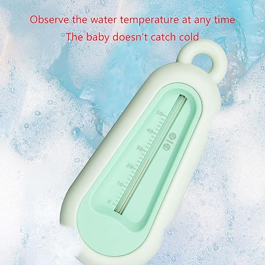 Baby Bath Bathtub Thermometer Water Temperature Meter Baby Care Accessories Temperature Test Sensor for Infants Toddlers Thermometer for Home Kids Indoor Infant Toddlers