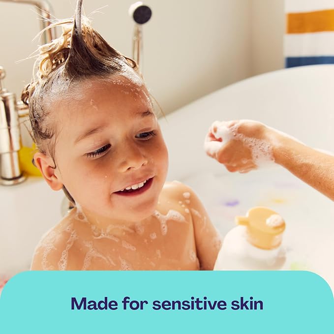 Hello Bello Sweet Pear Shampoo & Body Wash, Hypoallergenic, Dermatologist & Pediatrician Tested Formula for Babies & Kids, 20 FL Oz