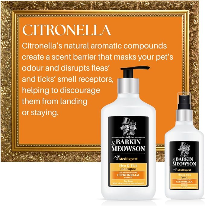 Barkin & Meowson MedExpert Flea & Tick Shampoo with Citronella Formula 350ml / 11.83 fl.oz.