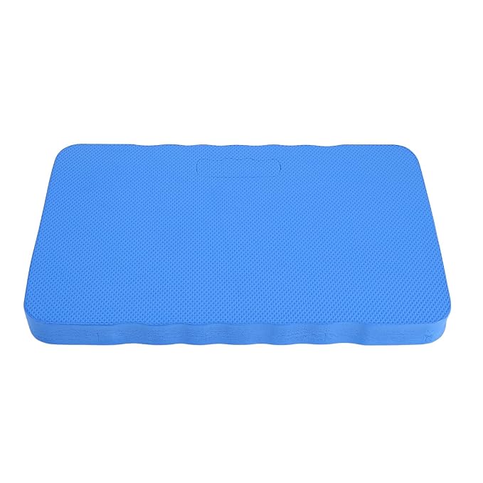 Garden Kneeling Mat Kneeling Pad Knee Cushion 4cm Thick EVA Water Portable Cushion Pad for Gardening Cleaning Baby Bath Yoga Camping Car Repair (Blue)