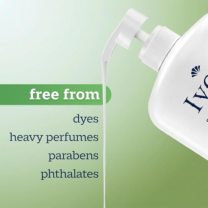 Ivory Gentle Body Wash, Designed for the Whole Family, Free of Dyes Heavy Perfumes Parabens Phthalates & Silicones, Aloe Scent, 35 oz