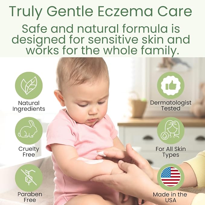 TruKid Kids Body Wash, Unscented Face, Body & Hand Wash for Delicate Skin - NEA-Accepted for Eczema – Dermatologist Tested, Non-Toxic, Tear-Free Baby Bath Essential, 8 fl oz