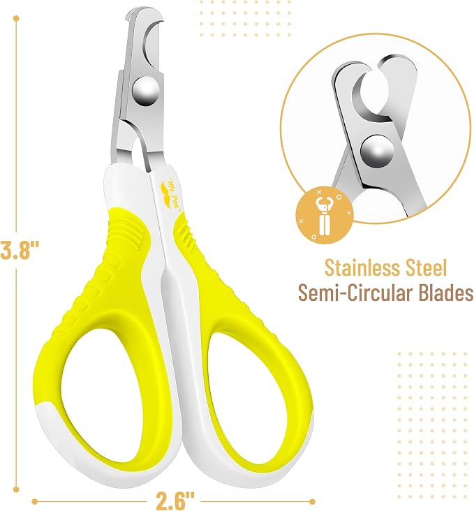 Mr. Pen- Cat Nail Clipper, Stainless Steel | Professional Sharp Cat Claw Trimmer for Small and Medium Cats, Pet Nail Clipper with Sturdy Non Slip Handle