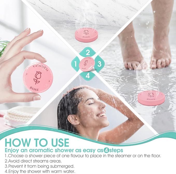 30 Pack Shower Steamers for Women Gift Set, Shower Bath Bombs with 6 Scents, Self Care Gifts for Wife, Easter Basket Stuffers for Women, Fathers Day, Mothers Day and Birthday Gift Ideas