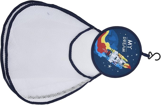 Bath Toy Organizer Bag Cute Cartoon Pattern Mesh Bath Tidy Storage Net Holder Basket Bag for Kids Bathroom Toys Polyester Material Large Capacity (Type 6)