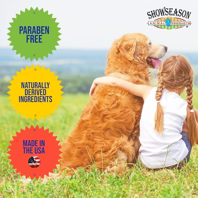 Showseason Naturals® Citrus Grapefruit Pet Cologne 12.5 oz For Dogs | Long-Lasting Odor Eliminator | Paraben-Free | Biodegradable and Non-Toxic | Made in USA