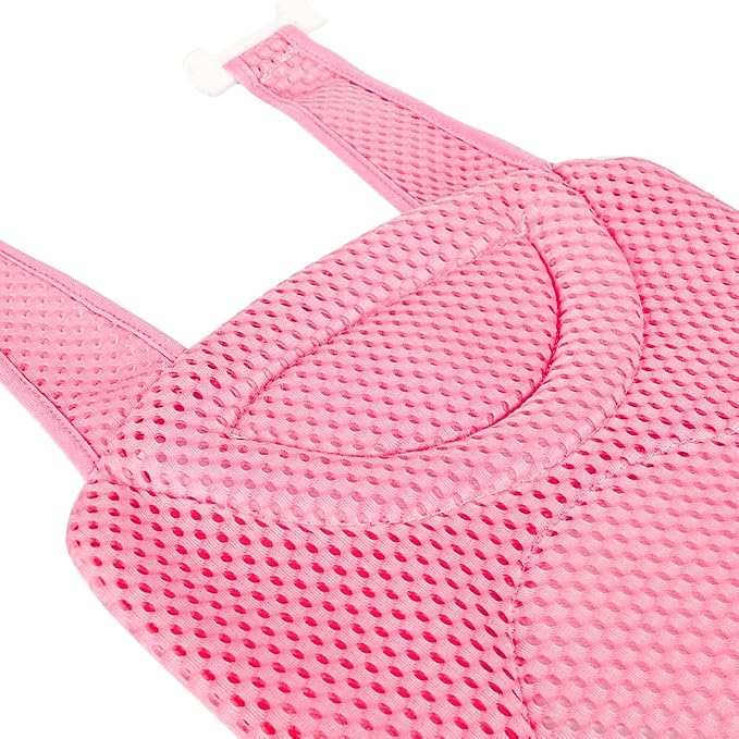 Baby Bath Seat Support Net Infant Bathing Support Mat Newborn Bath Tub Seat Cushion Pad with Five Safety Corner Adjustable Mesh Bathtub Sling Non Slip Shower Pad for 0-18 Months (No Bathtub)