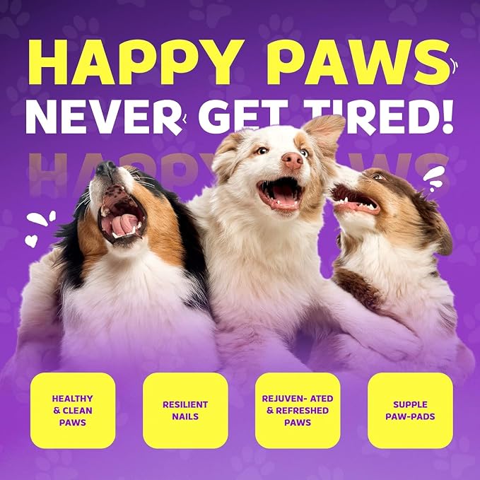 Pet Paw Cleaner for Dogs and Cats - PawFoam Pet Paw Cleaner Foam to Clean, Moisturize, Soften and Protect Paws | Gentle Dog Feet Cleaner with Silicone Dog Paw Washer Brush | 5FL OZ (1)