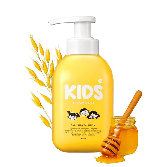 TS Kids Shampoo – Tear-Free, Sulfate-, Paraben-, Silicone- & Allergen-Free | 14.1 fl oz / 400ml | Gentle Korean Kids Hair Care