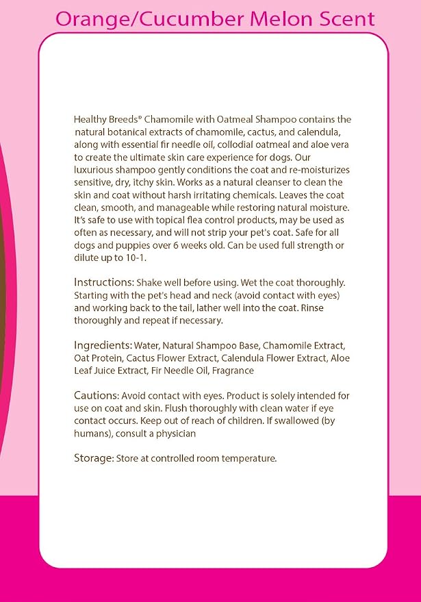 Healthy Breeds Beagle Chamomile Soothing Dog Shampoo 8 oz (Pack of 2)