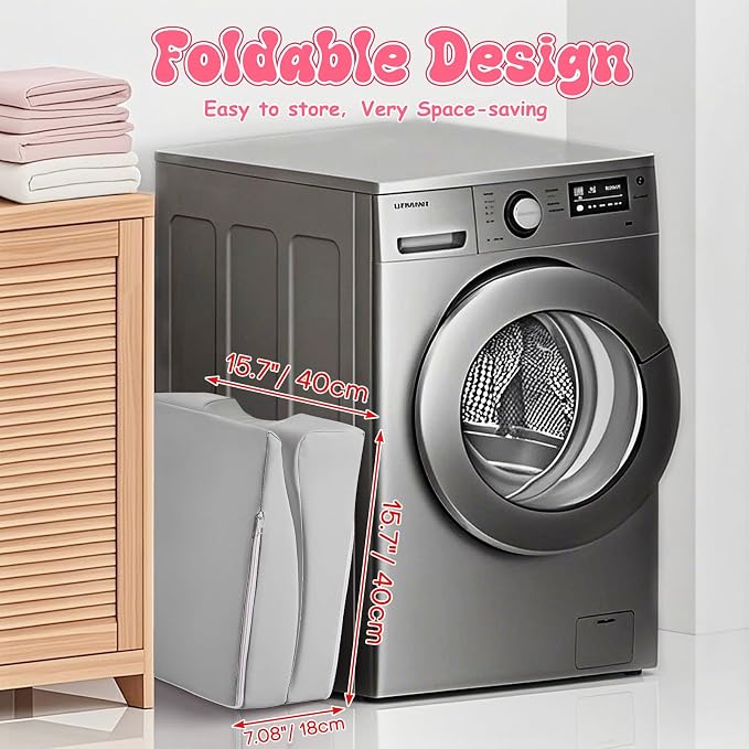 Noverlife Gray Hair Washing Station for Toddler, Ergonomic Design Shampoo Buddy Foam Mat Foldable Sink Hair Washing Neck Support, Comfortable Hair Washing Mat with Zippers Hair Washing Seat for Sink