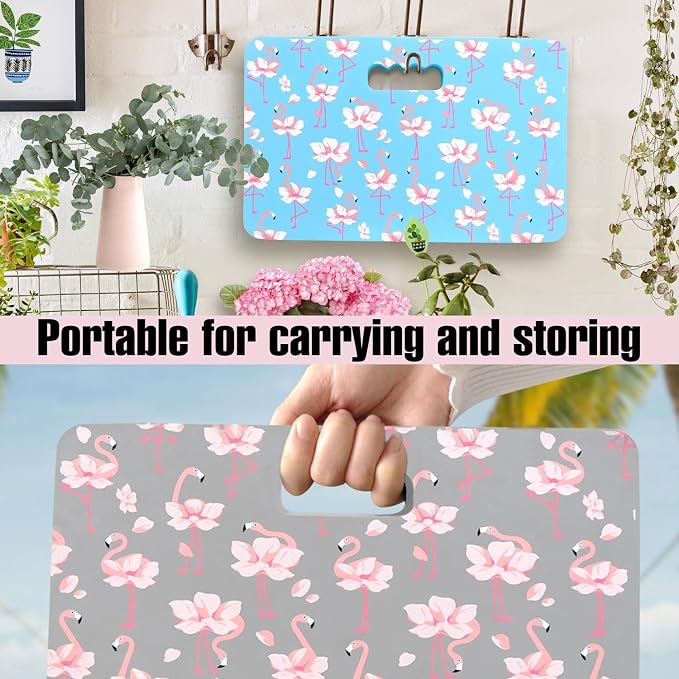 Altdorff Gardening Kneeling Pad 2 Pack, Extra Thick Kneeling Cushion with Print, Comfy Kneeling Pads Resist Water, Durable and Shock Absorbent, Gardening Knee Pads for Women, Baby Bath, Yoga, Repair