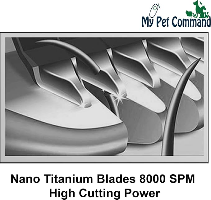 My Pet Command Replacement or Additional Blades/Guides for Cordless Pet Clipper Model Number MPC15DS #10F Blade