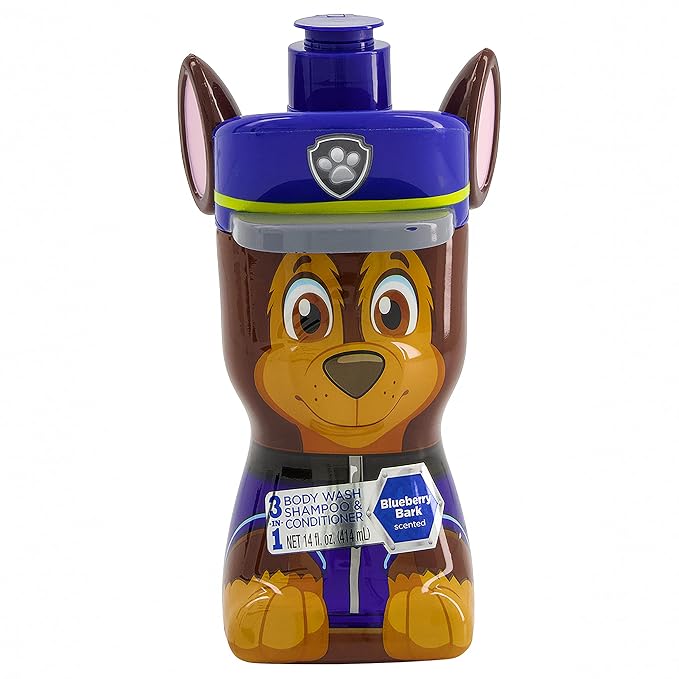Taste Beauty “PAW Patrol” 3-in-1 Kids’ Shampoo, Kids’ Conditioner, and Bodywash, 14 Ounces, (Scent) (Pack of 2)