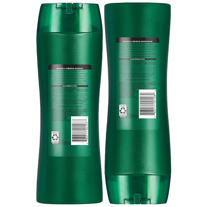 Suave Shampoo and Conditioner Set, Bamboo & Hibiscus – Volumizing Hair Products for Flat, Fine Hair, 12.6 Oz Ea